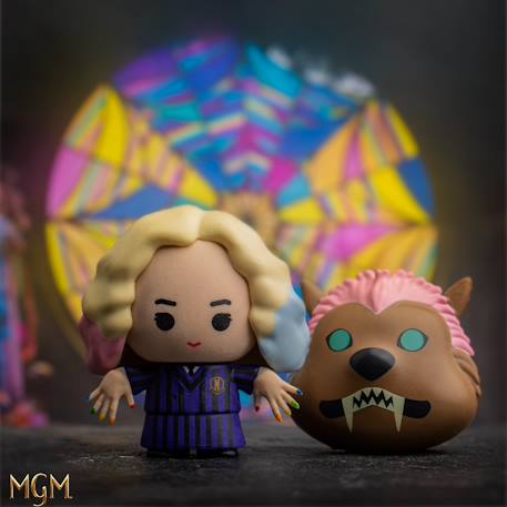 Figurine en gomme gomee enid sinclair - mercredi Multicolore 2 - vertbaudet enfant 