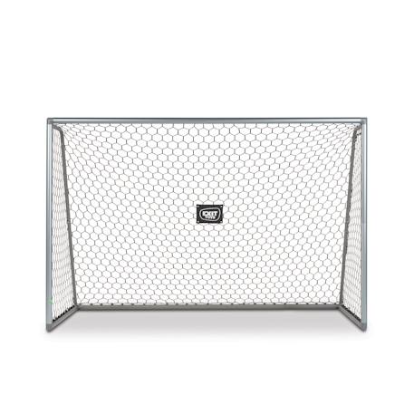 But de football en aluminium 300x200cm pour jardin Argent matt+Blanc+Noir 3 - vertbaudet enfant 