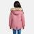 Parka fille imprimée Noir+Rose 8 - vertbaudet enfant 