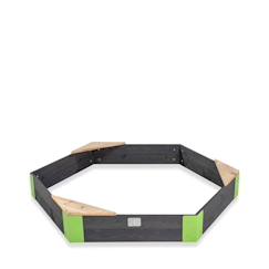 Bac à sable en bois hexagonal pour jardin enfant  - vertbaudet enfant