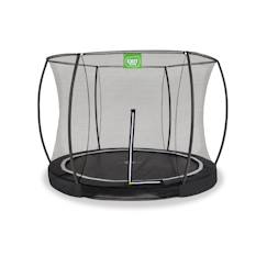 Jouet-Jeux de plein air-Trampoline enterré rond ø244cm avec bord de protection mat