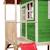 Maisonnette en bois sur pilotis avec toboggan et échelle Vert 4 - vertbaudet enfant 