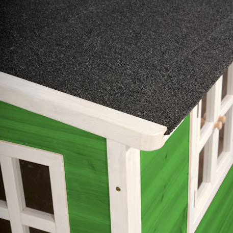 Maisonnette en bois pour jardin enfant dès 3 ans Vert 6 - vertbaudet enfant 
