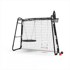 Jouet-Jeux de plein air-Structure de jeux sport barre de singe et balançoire 331cm jardin