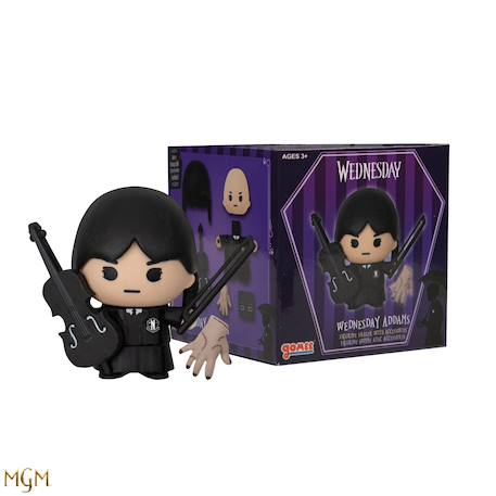 Figurine en gomme gomee mercredi addams - mercredi Multicolore 4 - vertbaudet enfant 
