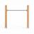 Barre fixe en bois robuste pour jardin enfant 147cm Naturel 2 - vertbaudet enfant 