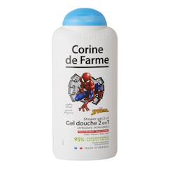 Puériculture-Gel douche enfant 2 en 1 corps et cheveux parfum abricot Spiderman
