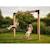 Balançoire double en bois robuste 230cm pour enfants dès 3 ans Naturel 5 - vertbaudet enfant 