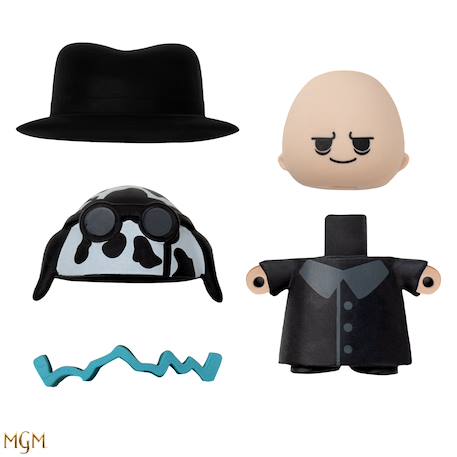 Figurine en gomme gomee oncle fétide - mercredi Multicolore 5 - vertbaudet enfant 