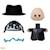 Figurine en gomme gomee oncle fétide - mercredi Multicolore 5 - vertbaudet enfant 