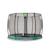 Trampoline semi-enterré rond ø305cm avec filet de sécurité Noir+Vert 7 - vertbaudet enfant 