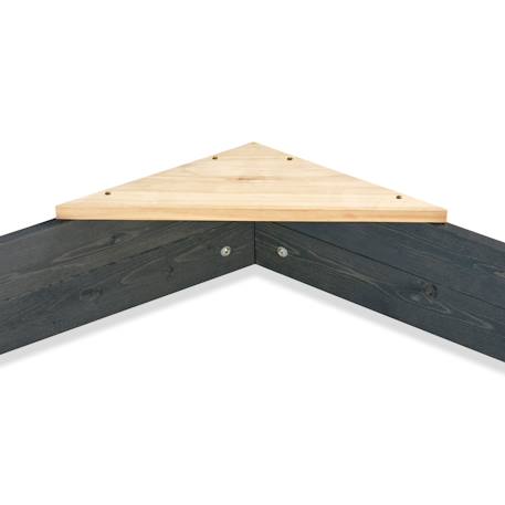 Bac à sable en bois hexagonal pour jardin enfant Gris 2 - vertbaudet enfant 