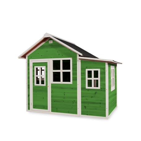 Maisonnette en bois avec extension modulable pour jardin Vert 1 - vertbaudet enfant 