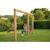 Balançoire double en bois avec barre fixe 369cm pour jardin Naturel 5 - vertbaudet enfant 