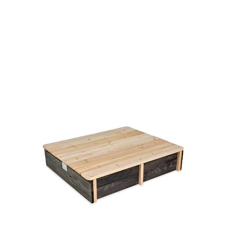 Bac à sable en bois pour jardin enfant 94x77cm Gris 5 - vertbaudet enfant 