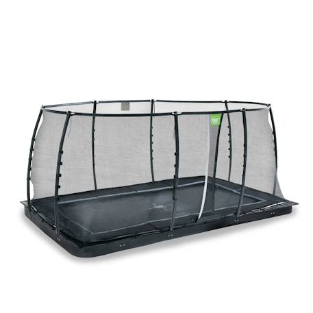 Trampoline enterré au ras du sol rectangulaire 305x519cm avec filet Noir 3 - vertbaudet enfant 