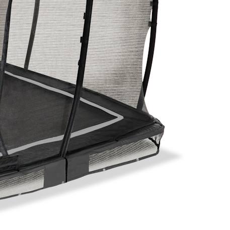 Trampoline semi-enterré rectangulaire 214x366cm avec filet de sécurité Noir+Vert 4 - vertbaudet enfant 