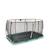 Trampoline semi-enterré rectangulaire 244x427cm protection pieds Noir+Vert 8 - vertbaudet enfant 