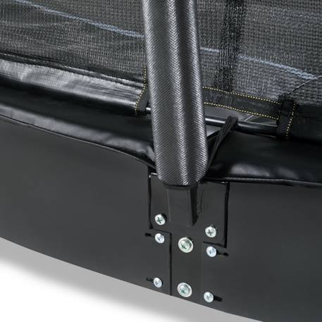 Trampoline enterré au ras du sol rond ø427cm avec filet Noir 6 - vertbaudet enfant 