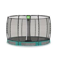 Jouet-Jeux de plein air-Trampoline semi-enterré ø366cm protection pieds et filet premium