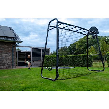 Structure de jeux sport barre de singe et balançoire 331cm jardin Noir 3 - vertbaudet enfant 