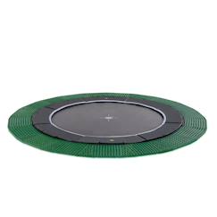 Jouet-Jeux de plein air-Trampoline enterré au ras du sol rond ø427cm avec dalles de sécurité