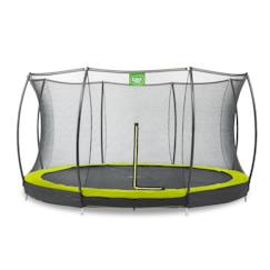 Jouet-Jeux de plein air-Jeux de plage-Tentes anti UV-Trampoline enterré rond ø366cm avec filet de sécurité