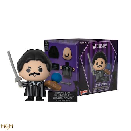 Figurine en gomme gomee gomez addams - mercredi Multicolore 5 - vertbaudet enfant 