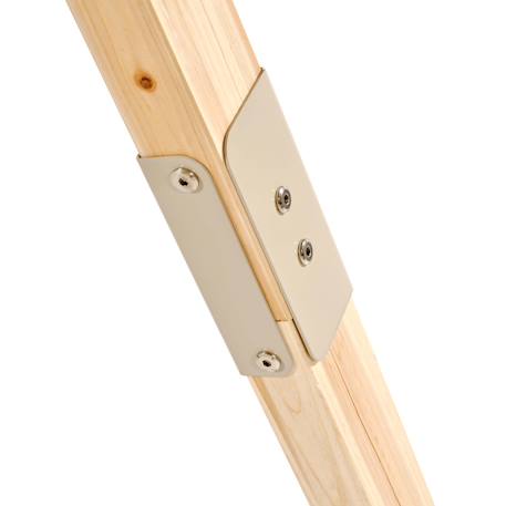 Balançoire en bois fixation murale pour jardin enfant Naturel 6 - vertbaudet enfant 