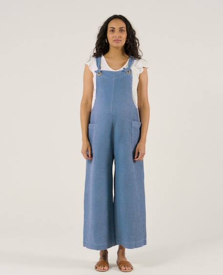 Salopette de maternité et d'allaitement maya Anthracite+Beige+Bleu+Terracota+Vert 15 - vertbaudet enfant 