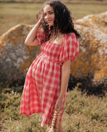 Robe d'allaitement melissa Framboise 1 - vertbaudet enfant 