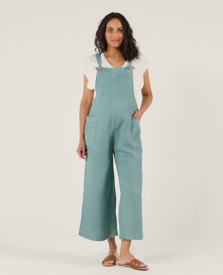 Salopette de maternité et d'allaitement maya Anthracite+Beige+Bleu+Terracota+Vert 28 - vertbaudet enfant 