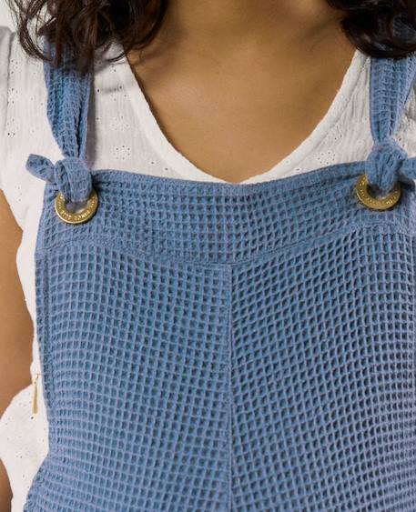 Salopette de maternité et d'allaitement maya Anthracite+Beige+Bleu+Terracota+Vert 17 - vertbaudet enfant 
