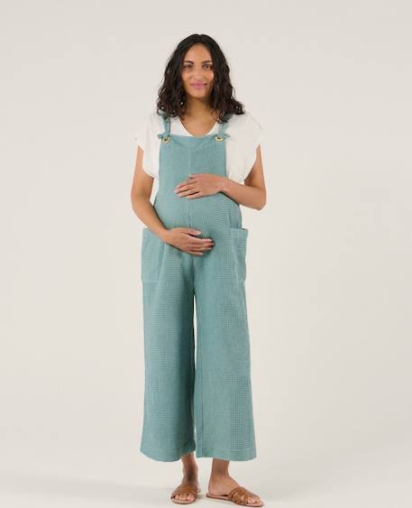 Salopette de maternité et d'allaitement maya Anthracite+Beige+Bleu+Terracota+Vert 26 - vertbaudet enfant 