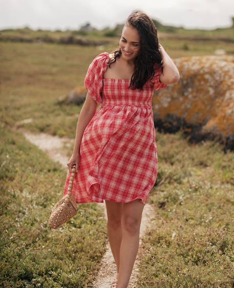 Robe d'allaitement melissa Framboise 6 - vertbaudet enfant 