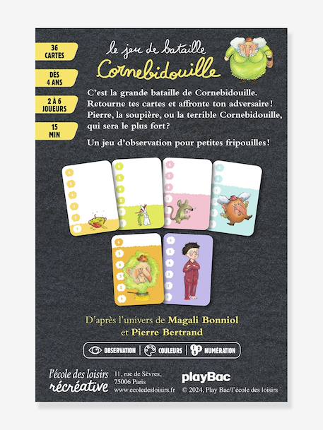 Jeu de bataille Cornebidouille multicolore 2 - vertbaudet enfant 