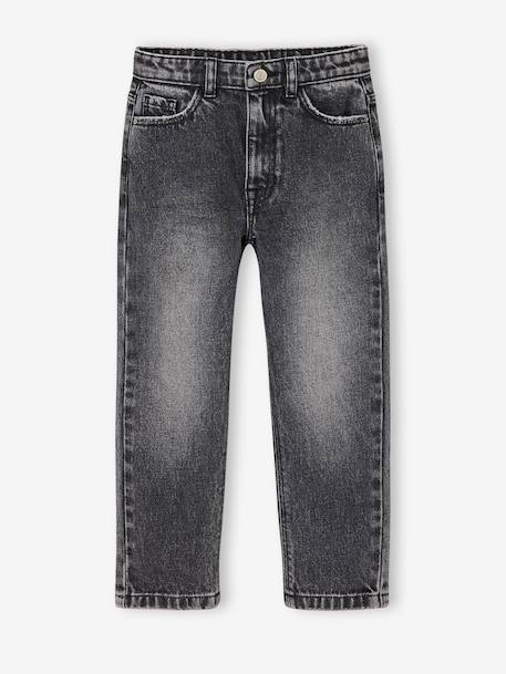 Jean fille mom bleu clair+bleu moyen+denim gris 13 - vertbaudet enfant 