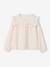 Chemise manches longues fille vanille 1 - vertbaudet enfant 