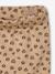 Legging fille large polaire marine+marron imprimé+vanille 12 - vertbaudet enfant 