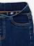 Jean tregging fille bleu foncé+bleu moyen+denim bleached 4 - vertbaudet enfant 