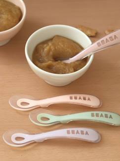Puériculture-Repas-Vaisselle, coffret repas-Lot de 4 cuillères 2ème âge Soft sans BPA