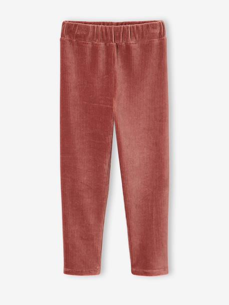 Legging fille anthracite+bois de rose 4 - vertbaudet enfant 