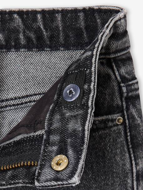 Jean fille mom bleu clair+bleu moyen+denim gris 15 - vertbaudet enfant 