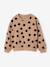 Sweat fille col rond écru+ivoire+rose pâle+taupe 10 - vertbaudet enfant 