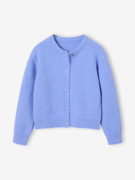 Gilet fille manches longues bleu+bordeaux+rose 1 - vertbaudet enfant 
