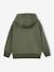 Sweat garçon à capuche motif poitrine orange+vert sauge 10 - vertbaudet enfant 