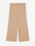Legging fille large polaire marine+marron imprimé+vanille 11 - vertbaudet enfant 