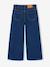 Jean large fille brodé bleu foncé+bleu jean+bleu moyen+denim bleached 2 - vertbaudet enfant 