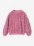Sweat fille à sequins mauve+turquoise 1 - vertbaudet enfant 