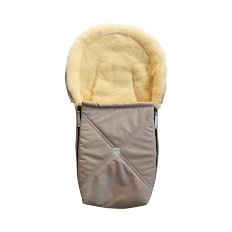 Chancelière pour siège auto en peau d'agneau EMMY anthracite+gingembre+gris clair chiné+kaki 7 - vertbaudet enfant 